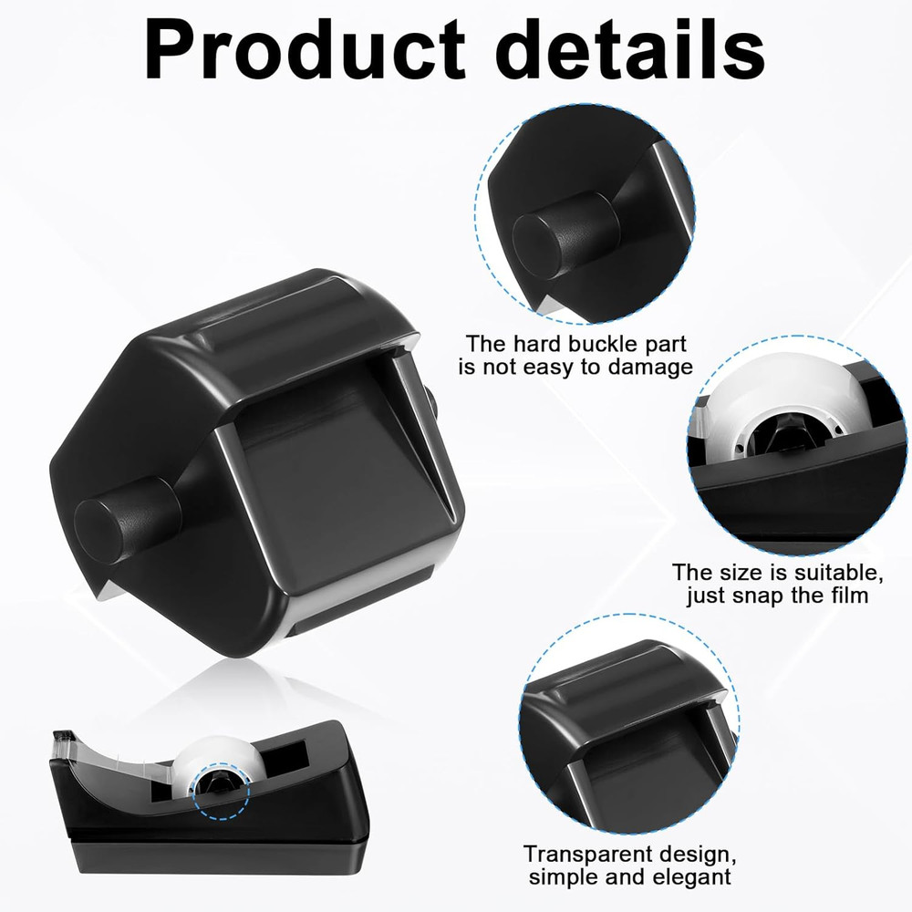 Tape Dispenser Replacement Core 12 Pcs Small Plastic Allocator Roll for 1Inch Tr