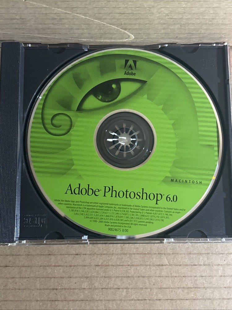 Adobe Photoshop 6.0 for Mac Preowned NO SERIAL