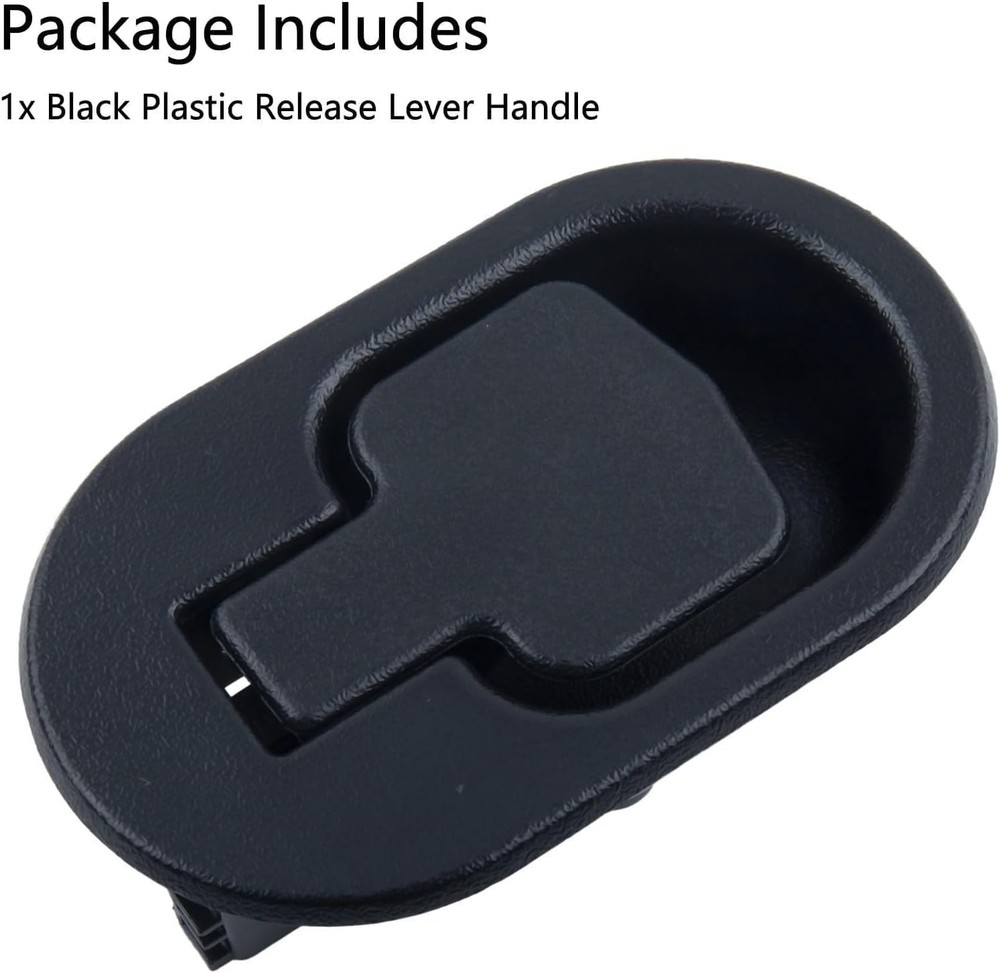 Black Recliner Replacement Release Lever Pull Handle ABS Plastic Fits 6mm/3mm