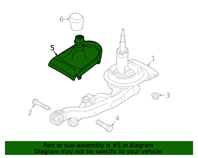 Genuine Ford Manual Transmission Shift Boot FR3Z7277EA