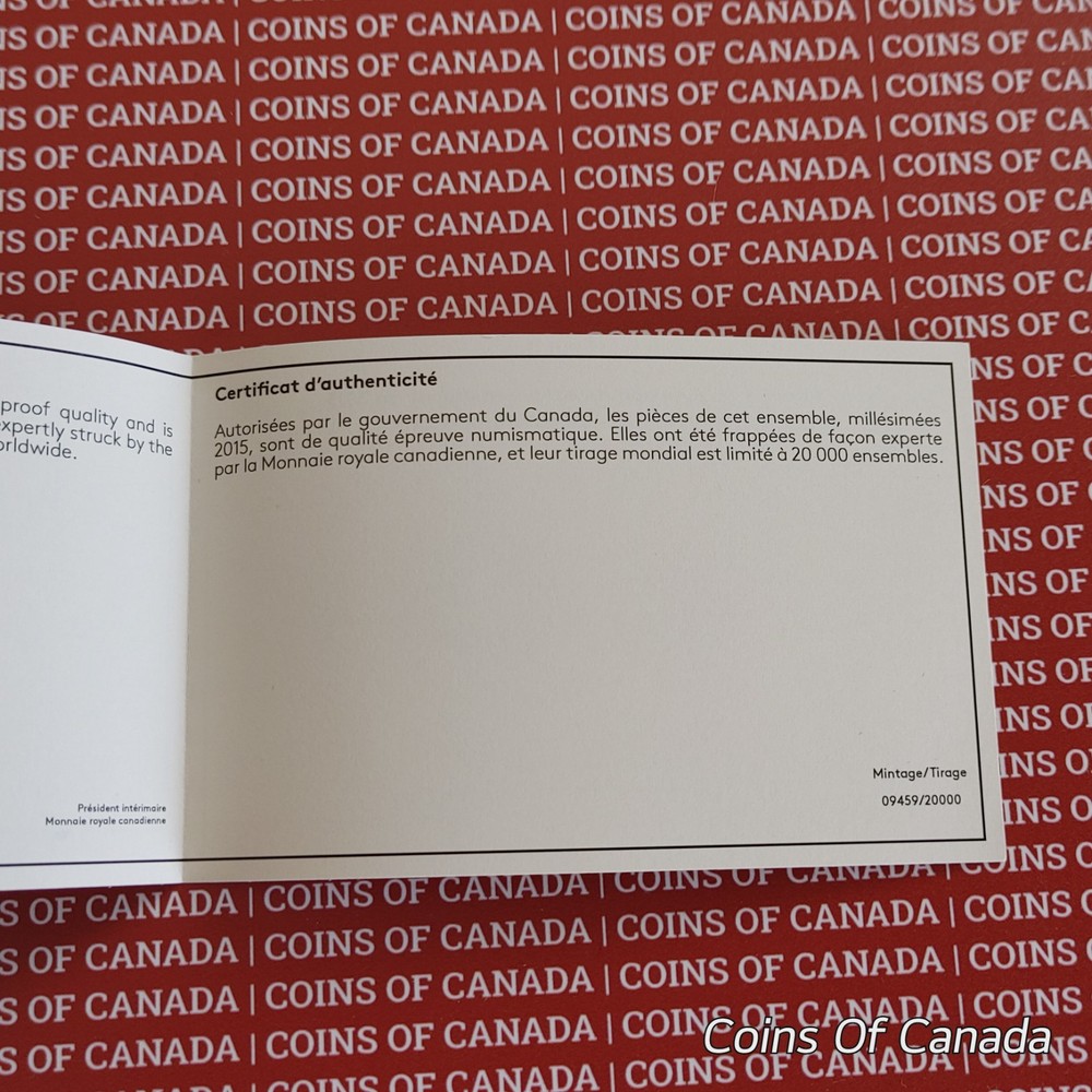 2015 Canada Proof Coin Set - With Special Edition Silver Dollar #coinsofcanada