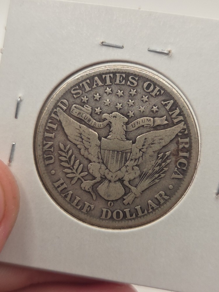 1907 O Barber Half Dollar