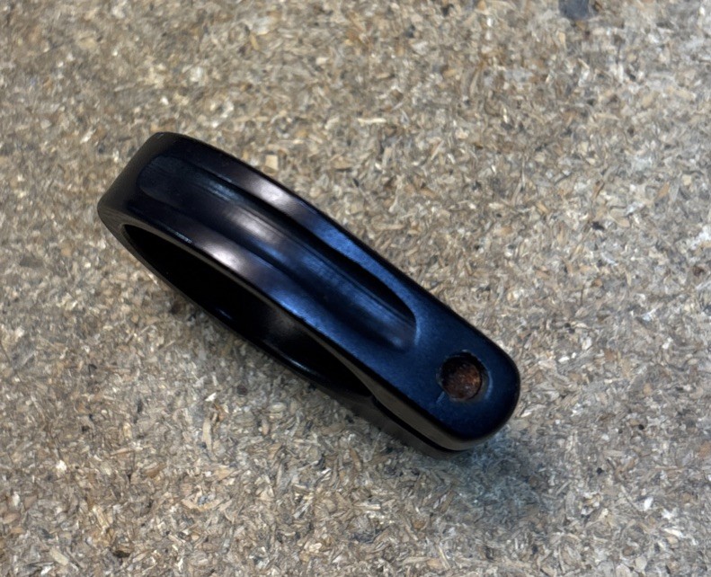 32mm seatpost clamp Black Alloy