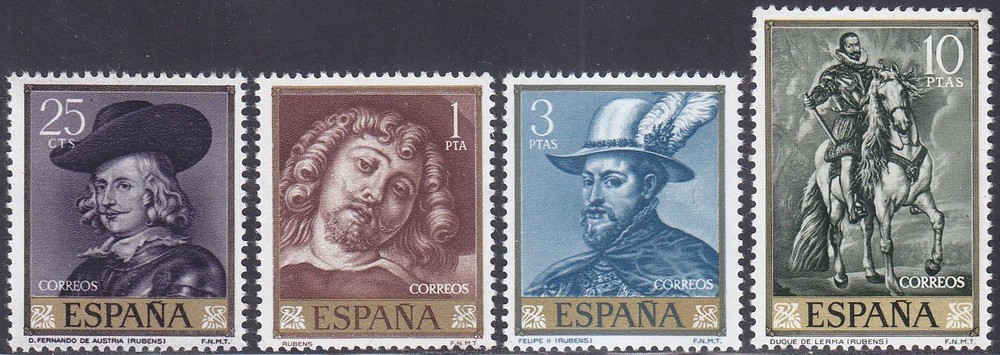 Spain - 1962 (1434-1437) Mint never Hinged - Painter Rubens