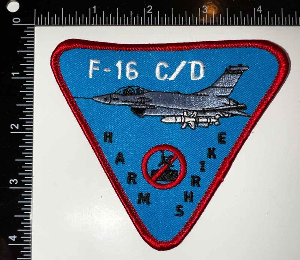 USAF F-16 C/D HARM SHRIKE Missile Patch