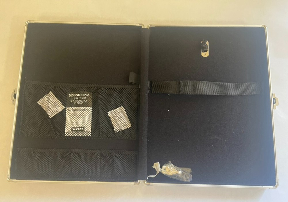 Vaultz Locking Storage Clipboard Tactical White- Dry Erase Front