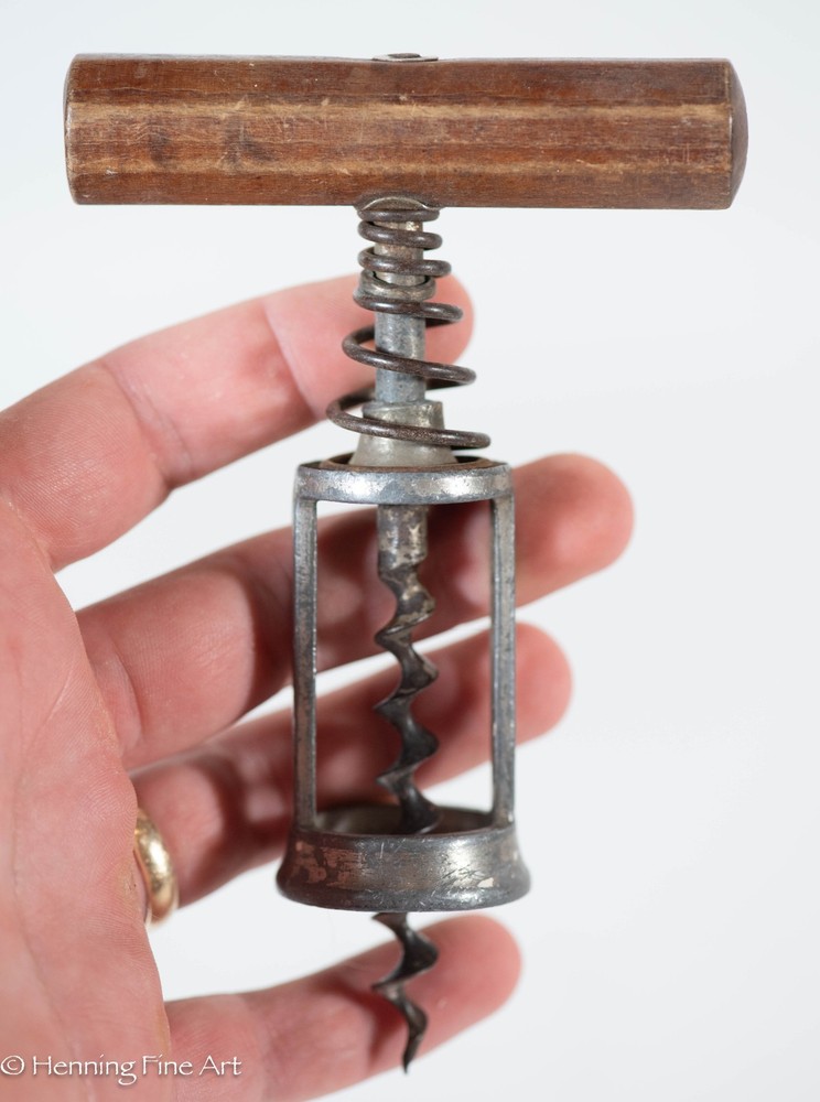 Antique Spring Assisted Corkscrew Hercules Type, 19th Century