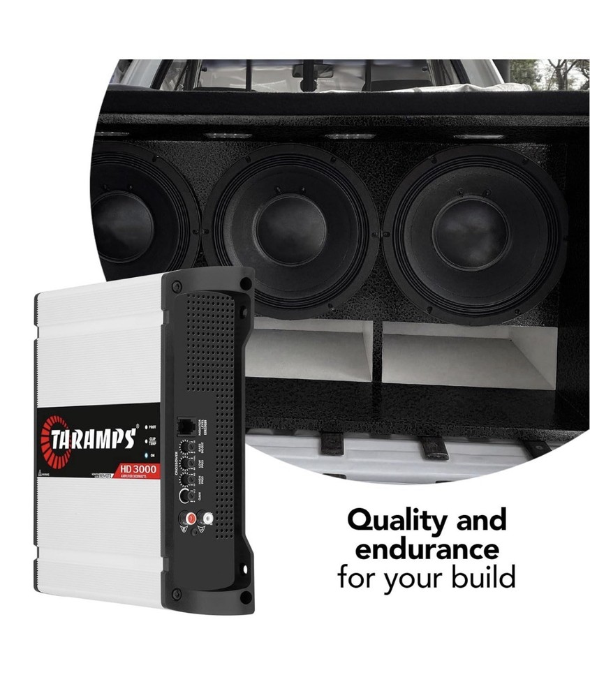 Taramps HD3000 2 Ohm Amp + PRO 2.4S DSP Digital Audio Processor Bundle