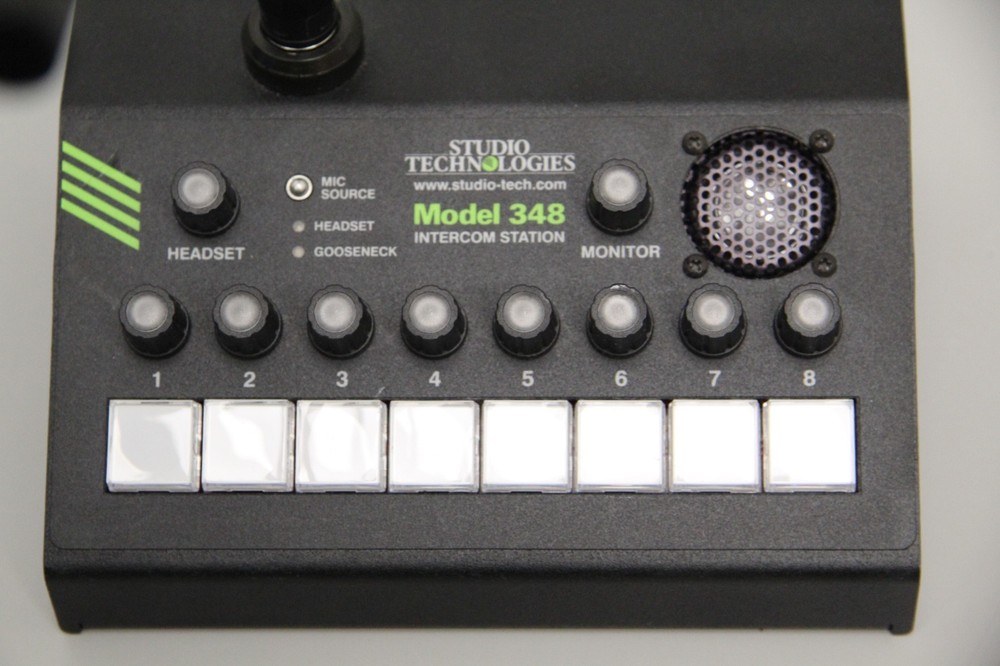 Studio Technologies Dante Model 348 Intercom Station With GME-3-12 Microphone