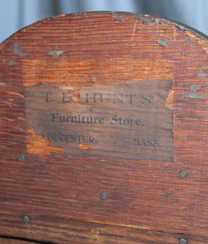 Antique Single Door Oak Bookcase