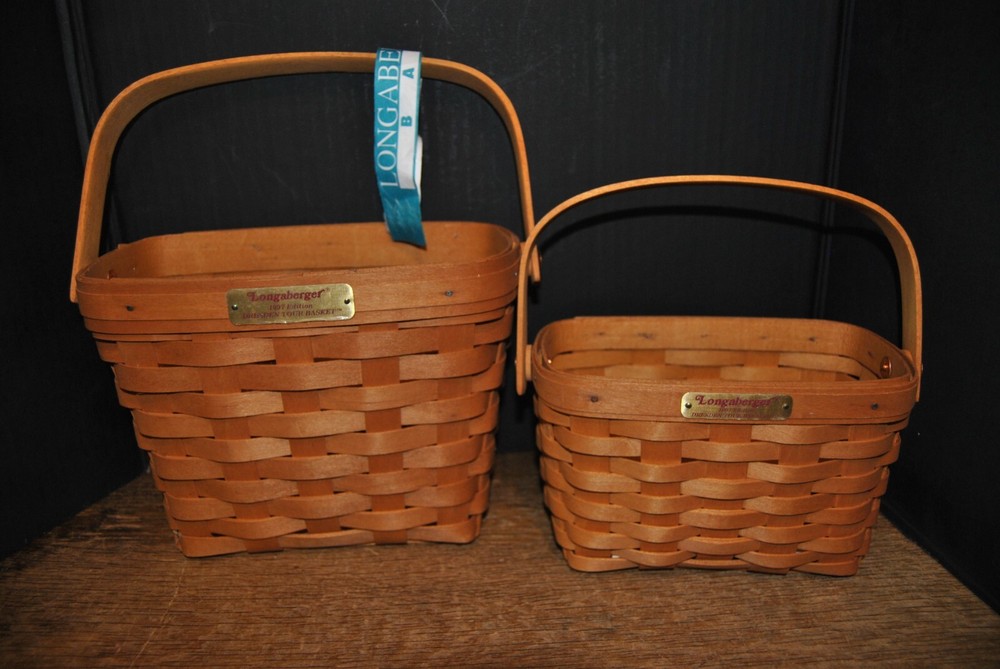 2 Longaberger Baskets 1997 Dresden Tour