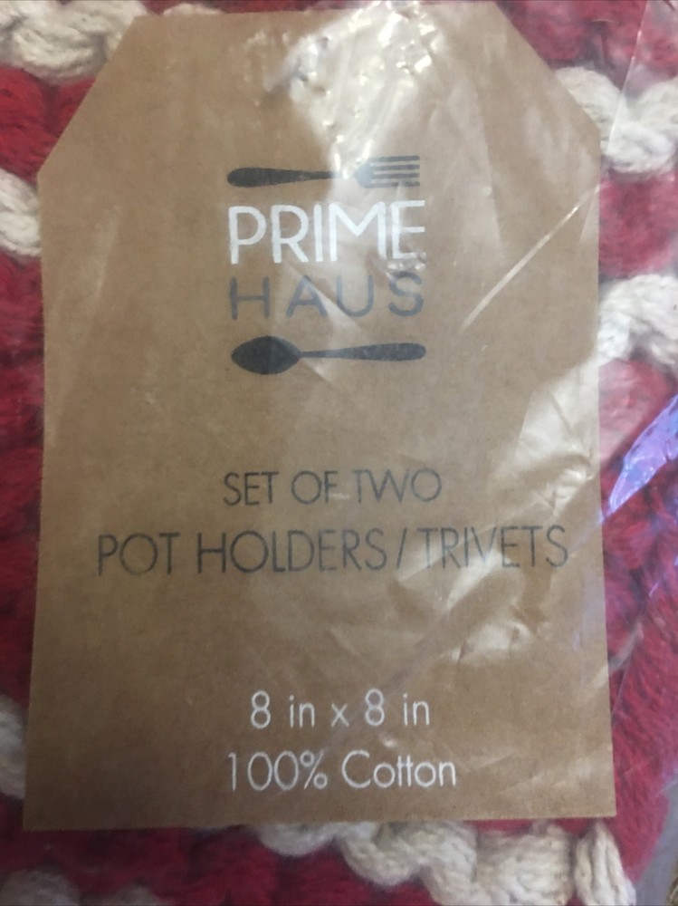 Prime Haus Pot Holders Set Of Two