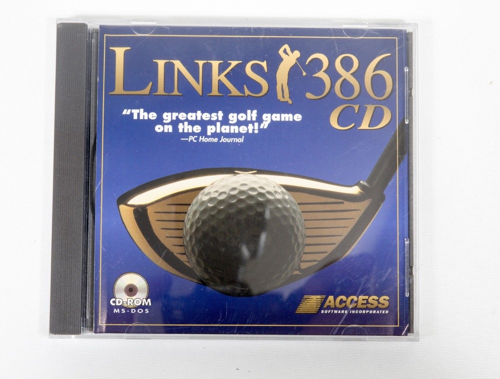 Vintage Access Links 386 CD-ROM MS-DOS 1994 with box and docs ST533B22