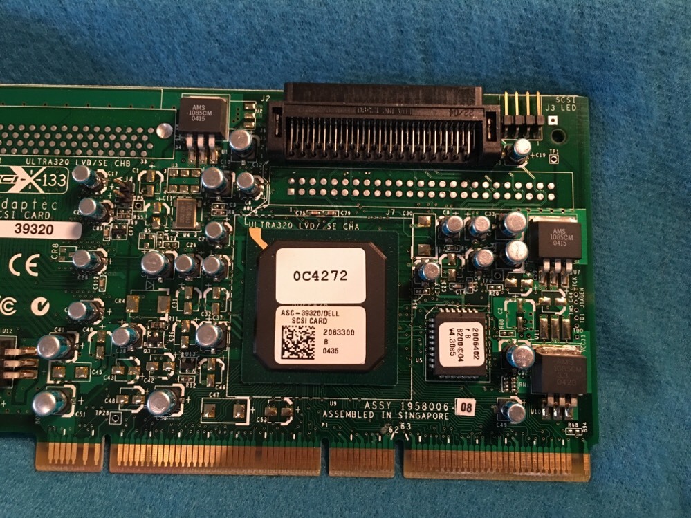ADAPTEC SCSI CARD 49320 PCI-X 133