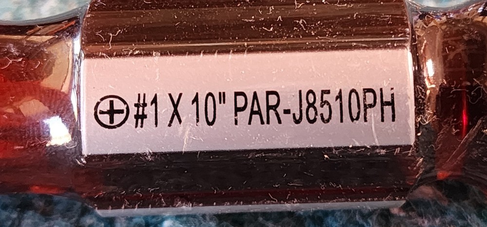 Paramount #1 x 10", PAR-J8510PH Screwdriver! Preowned! Excellent Condition!