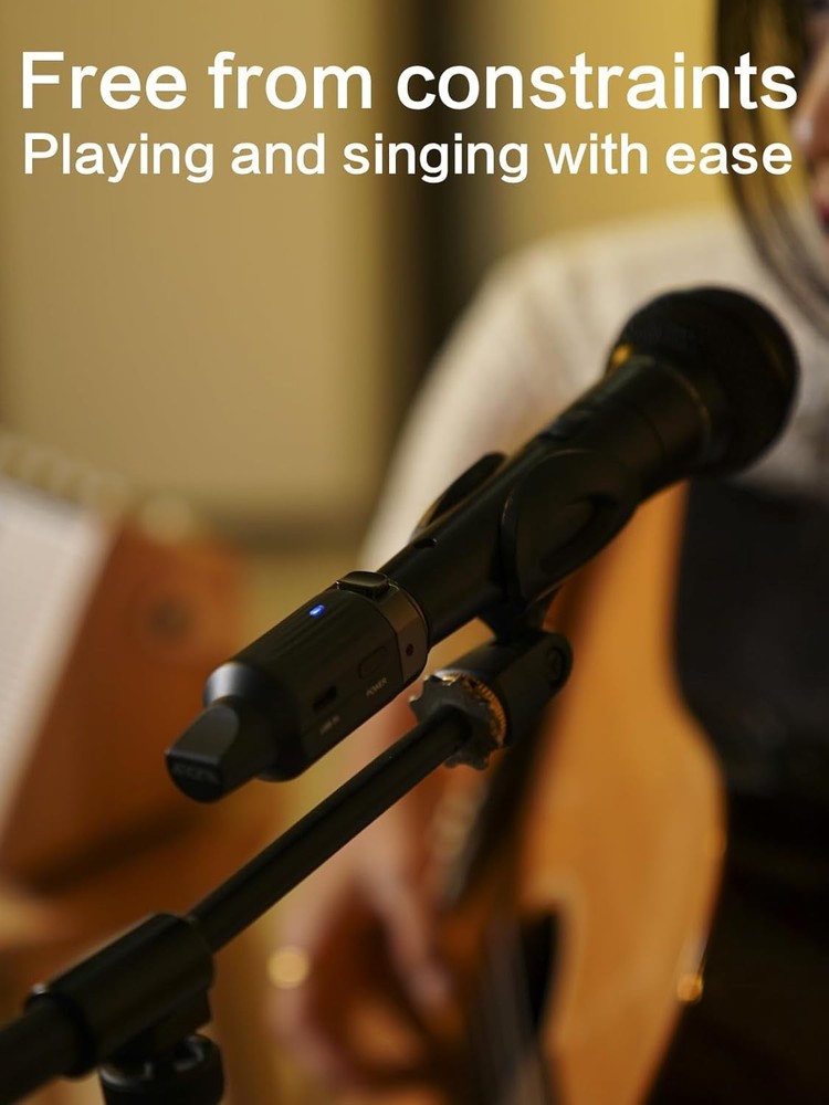 Aroma Wireless XLR Transmitter and Receiver, Professional UHF Wireless Microphon