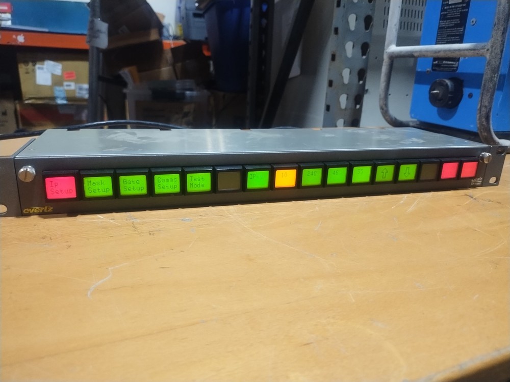 Evertz Quartz CP-1000E Intelligent Router Control Panel