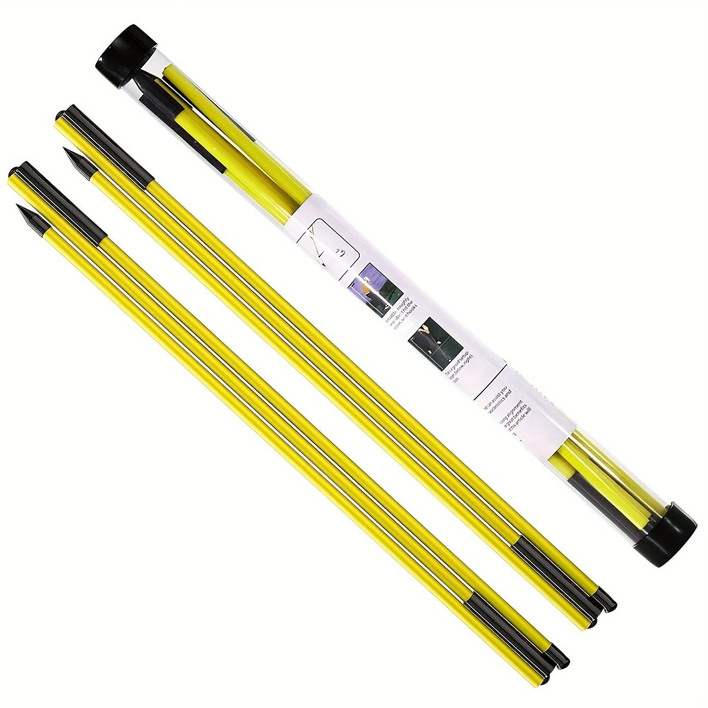 Collapsible Golf Alignment Sticks - Training Aid for Swing & Aim Correction