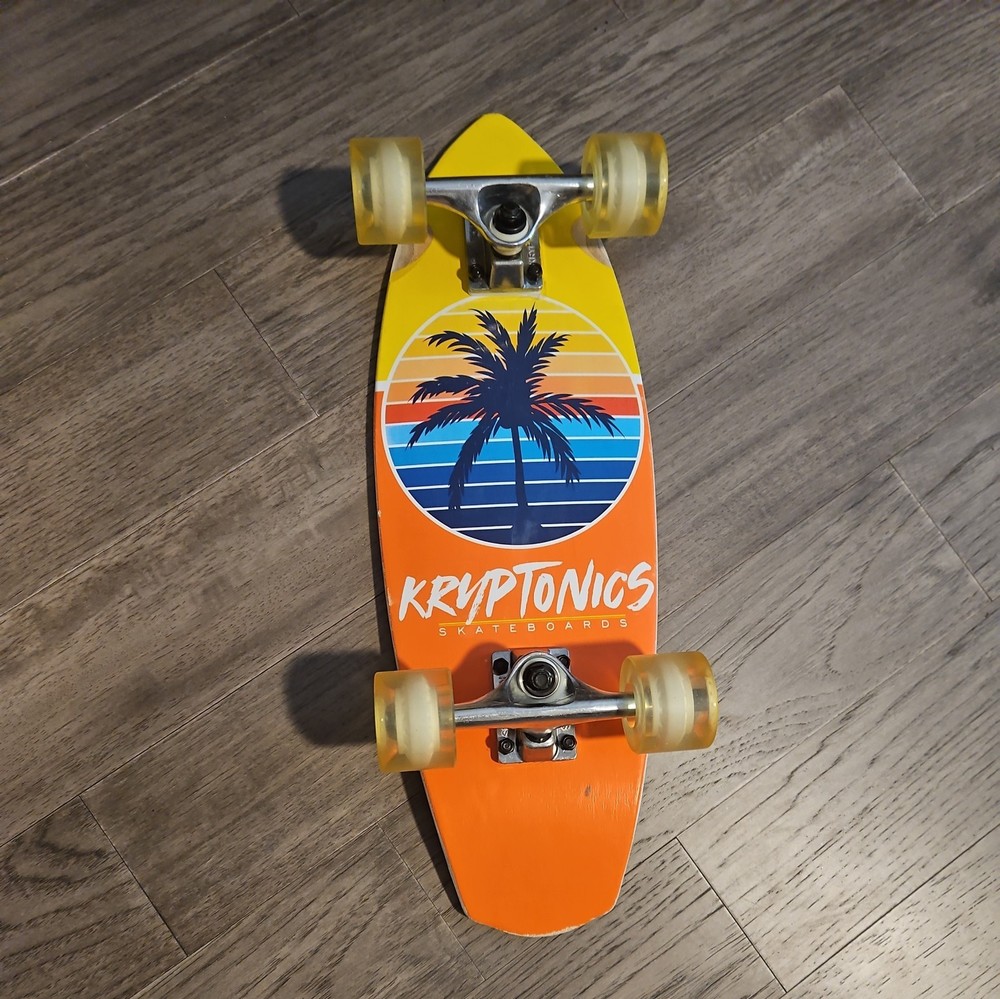 KRYPTONICS Skateboard - 23" x 7.75" Palm Tree - Ltd. Edition