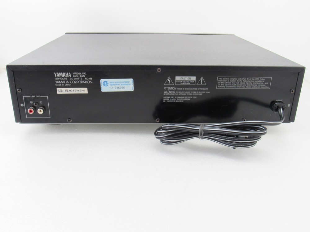 Yamaha CDC-625 Multi 5 CD Compact Disc Player Carousel Changer