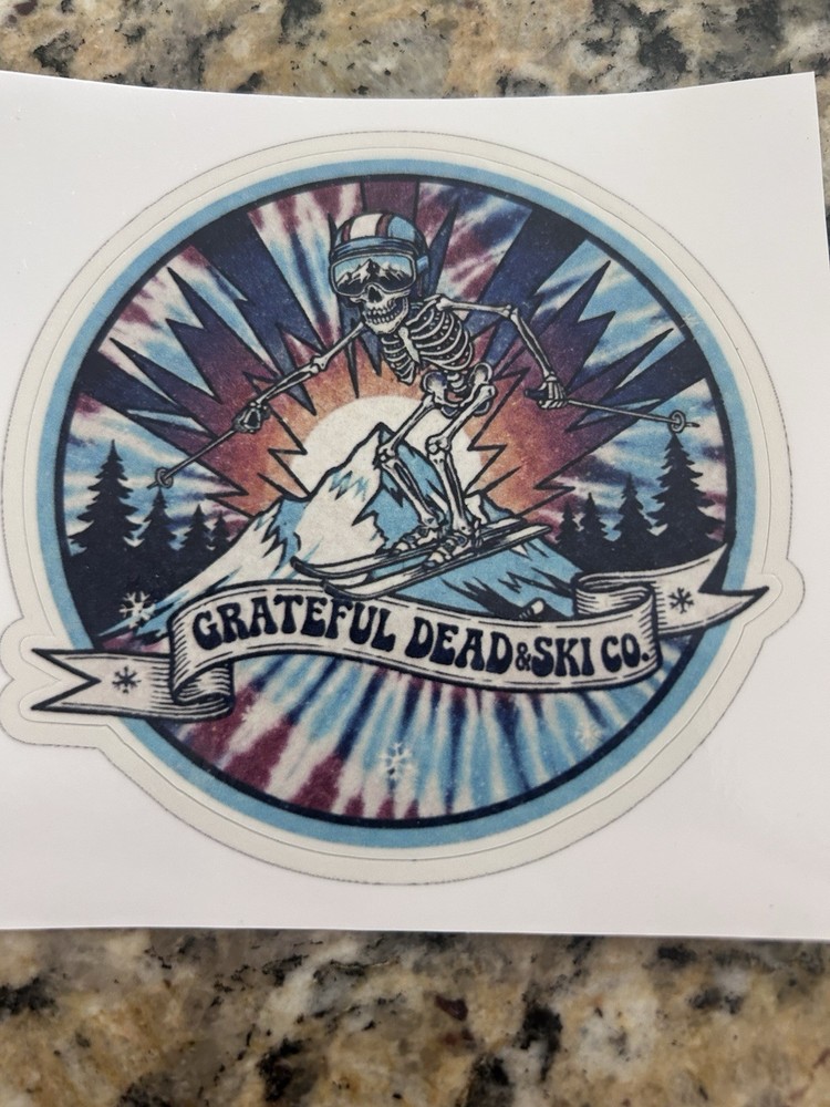 Grateful Dead Ski Sticker
