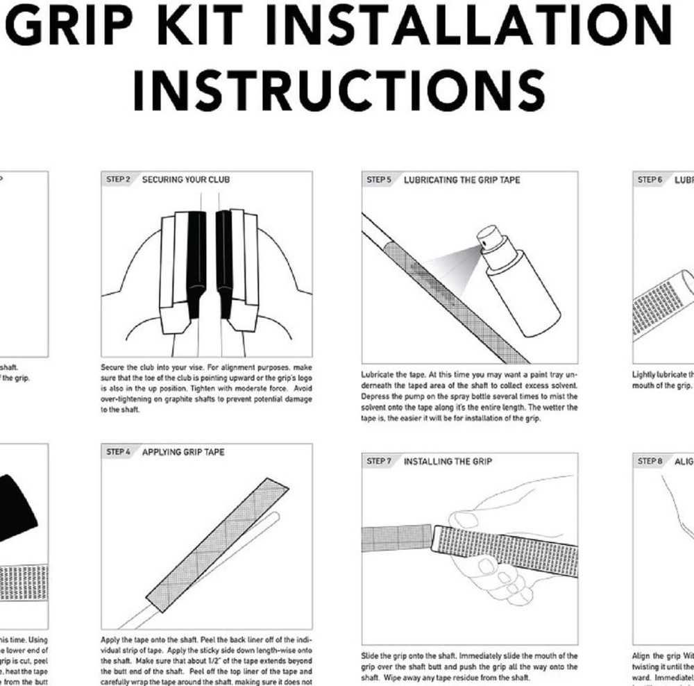 Dri-Tac Wrap 9 Piece Golf Grip Bundle