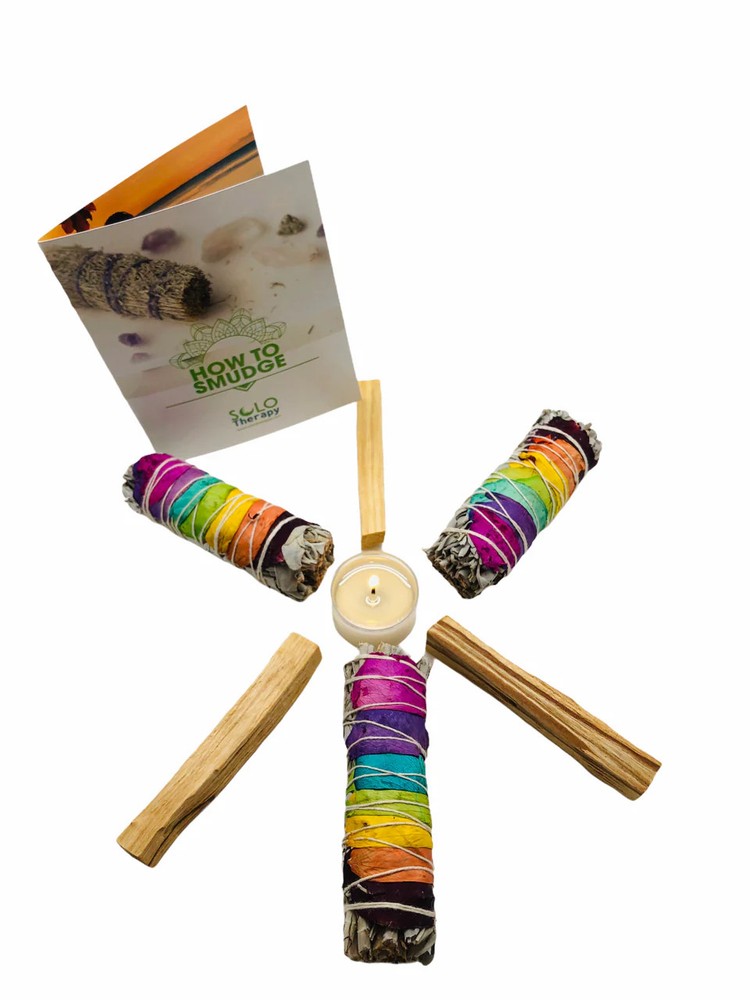 7 Chakra Sage Smudge Kit
