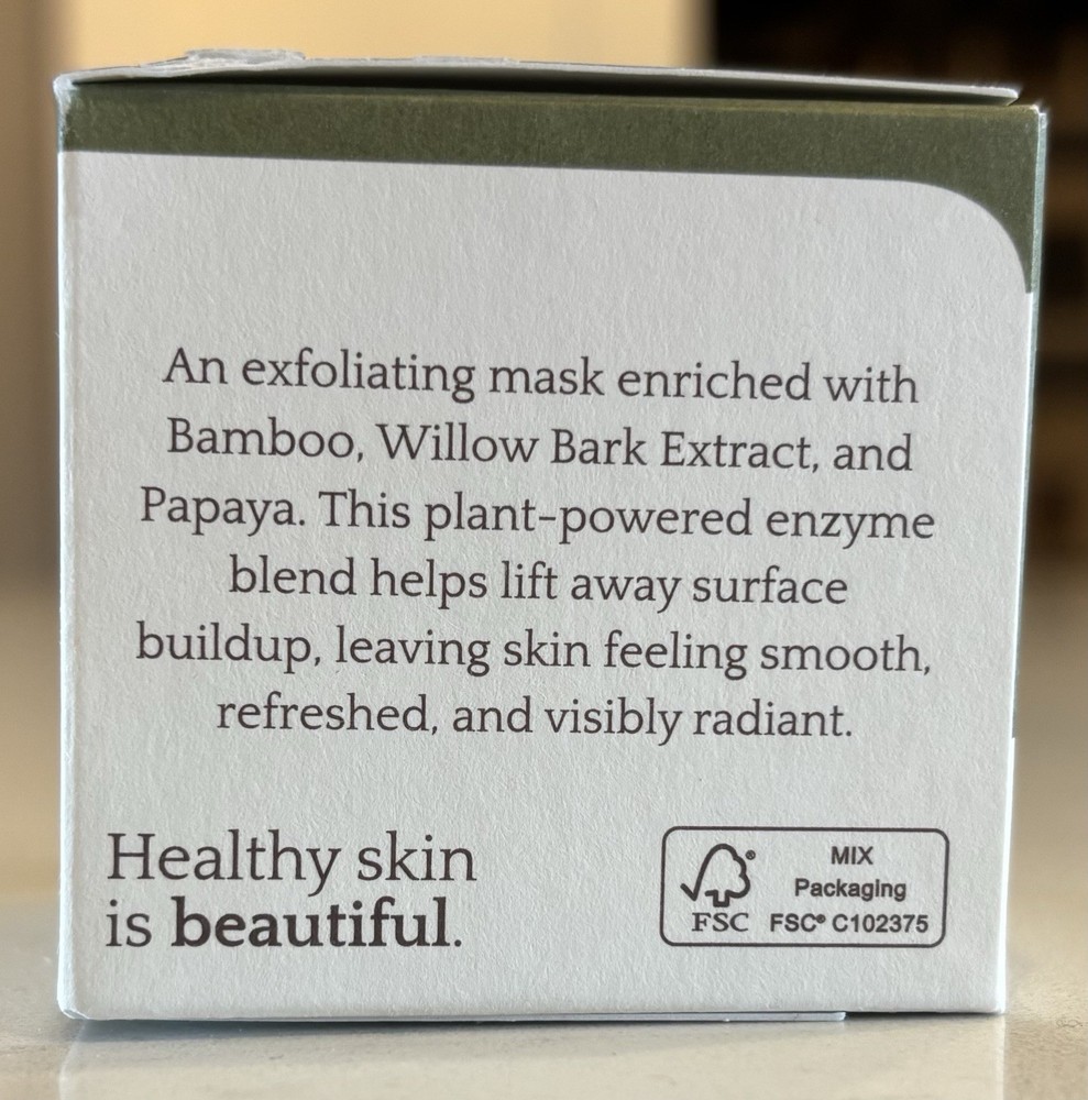 Bambu Earth Bambu + Willow Polishing Mask Exfoliating Polishing 2oz Sealed