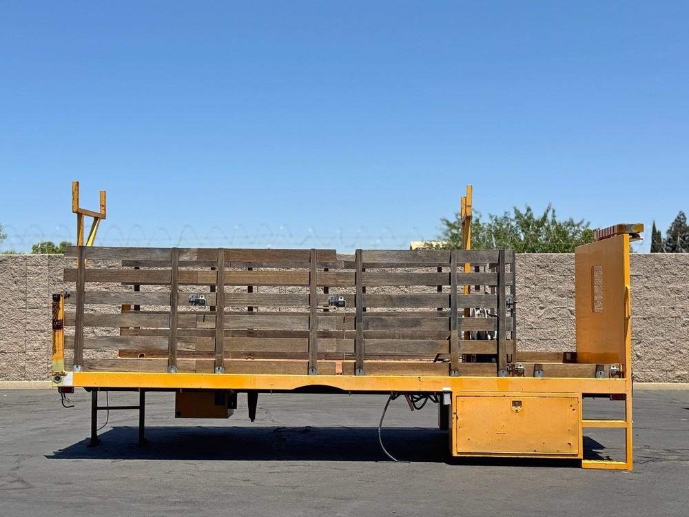 D & H Truck Bodies 18' Stake Flatbed w/ Utility Boxes