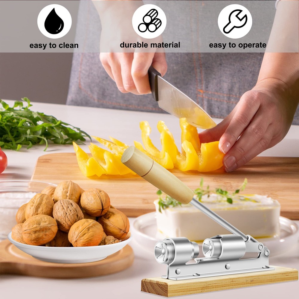 Nutcrackers for Nuts, Nut Crackers for Pecans, Heavy Duty Nut Cracking Tools,...