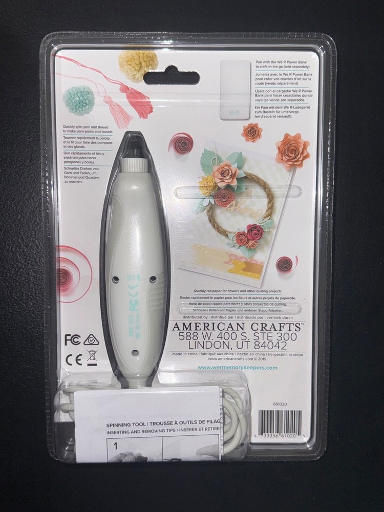 We R Memory Keepers Crafter's Essentials USB Spinning Tool Kit