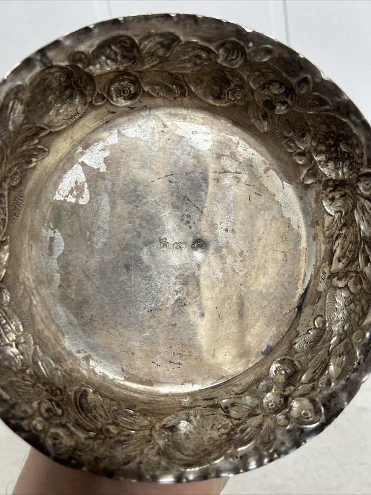 BEAUTIFUL SOLID SILVER REPOUSSE TANKARD, Battle Scene, English?, Very Old