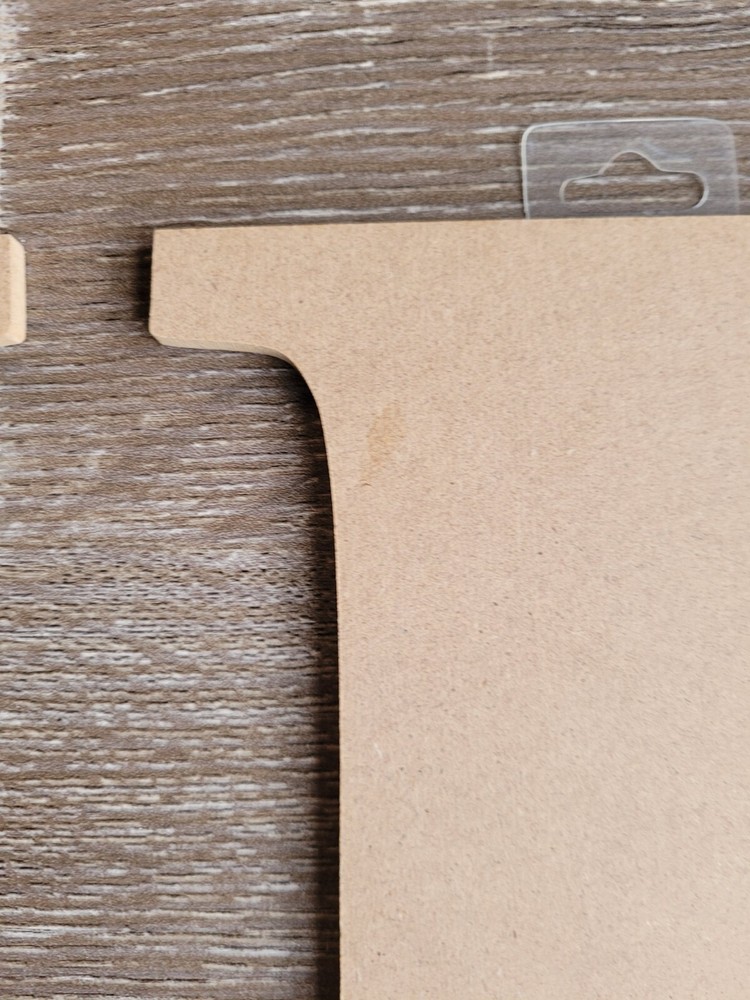 Chipboard Cut-Out Initial "H" For Crafts