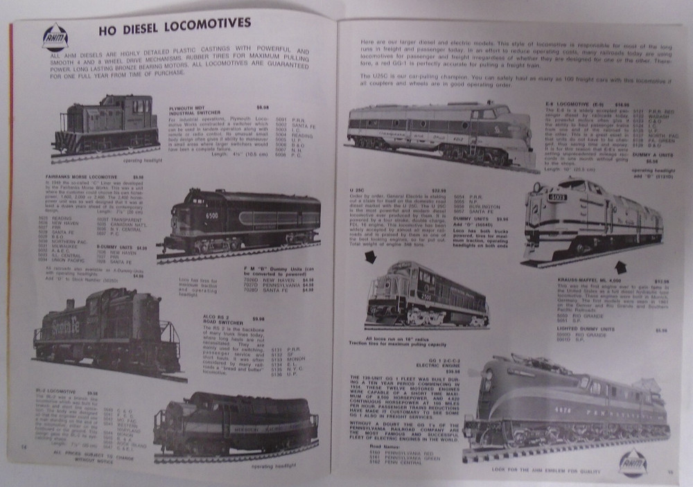 AHM DOES IT AGAIN! AND AGAIN AND AGAIN 1970? CATALOG