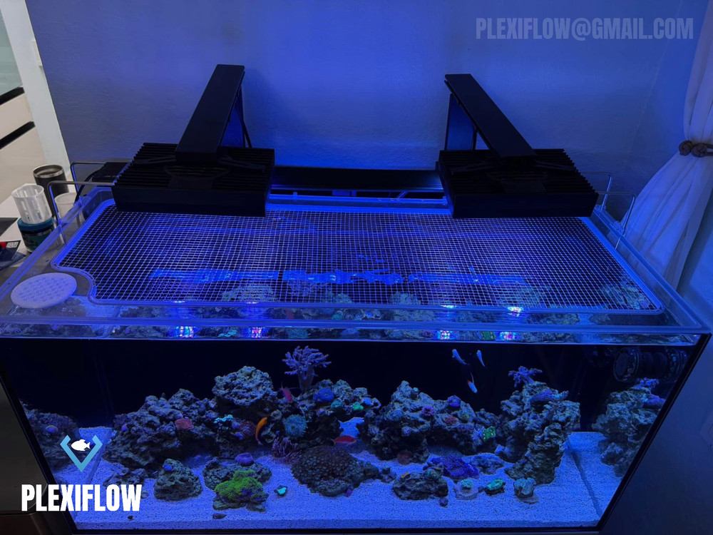 Custom Solid Polycarbonate Clear Aquarium Lid