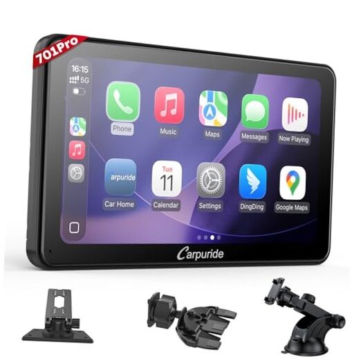 W701 Pro with Wireless Bluetooth Transmission Portable Carplay & Android Auto