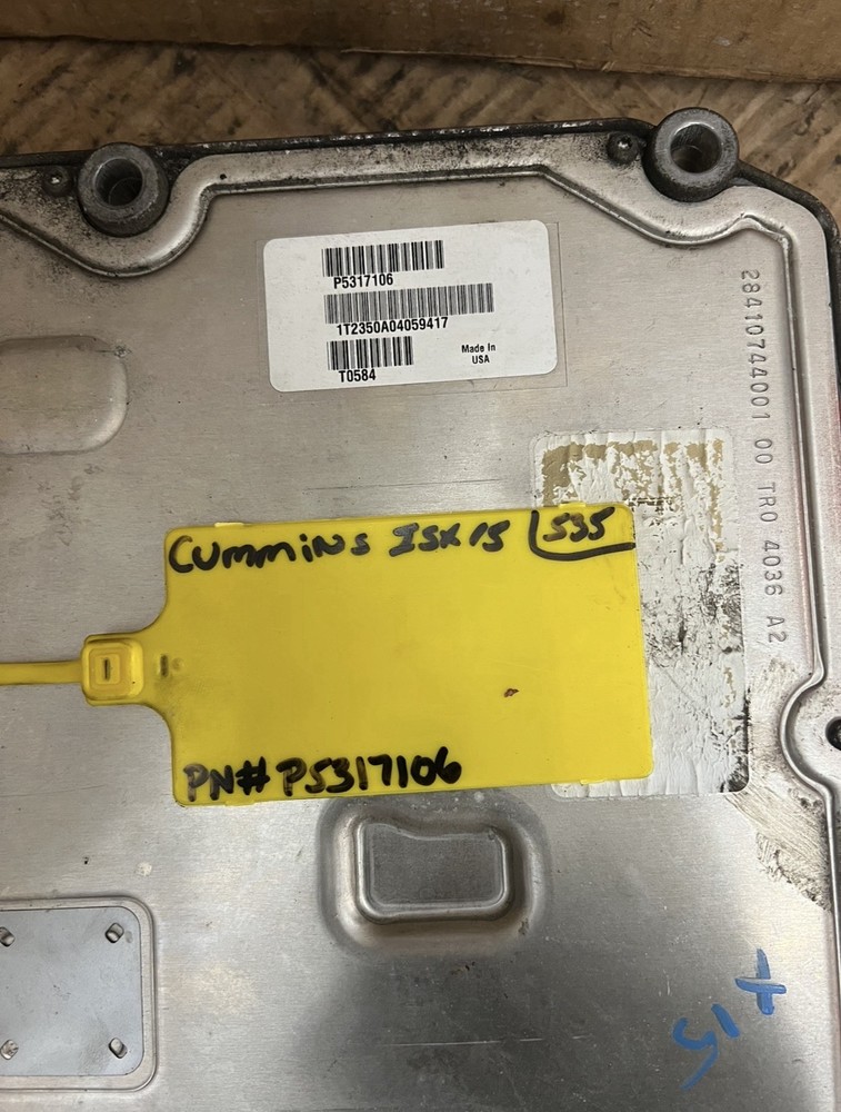 CUMMINS ISX 15 ENGINE CONTROL MODULE USED PN# P5317106