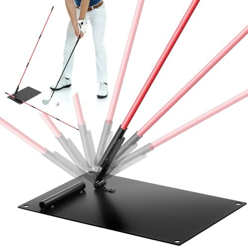 Pro Golf Alignment Sticks Holder – Adjustable Swing Plane Trainer with Easy