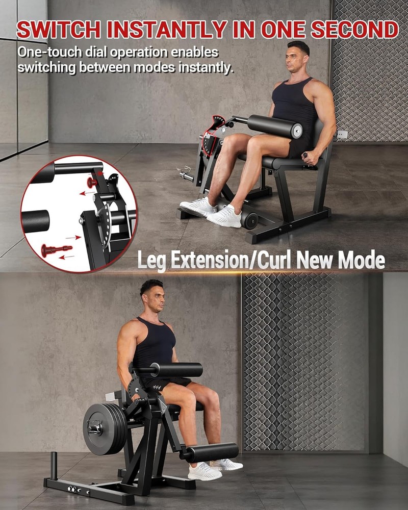Multifunctional 700LBS Leg Machine - Extension, Curl & Full Lower Body Workout