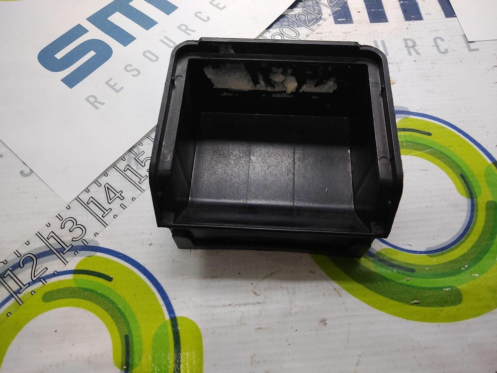 PLASTIBOX BLACK SMALL STORAGE BIN 3 X 3.4 X 1.1