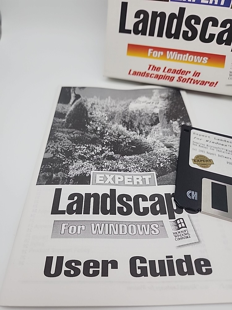 Landscape For Windows Software 1993 Expert Microsoft 3.5" Floppy Disc