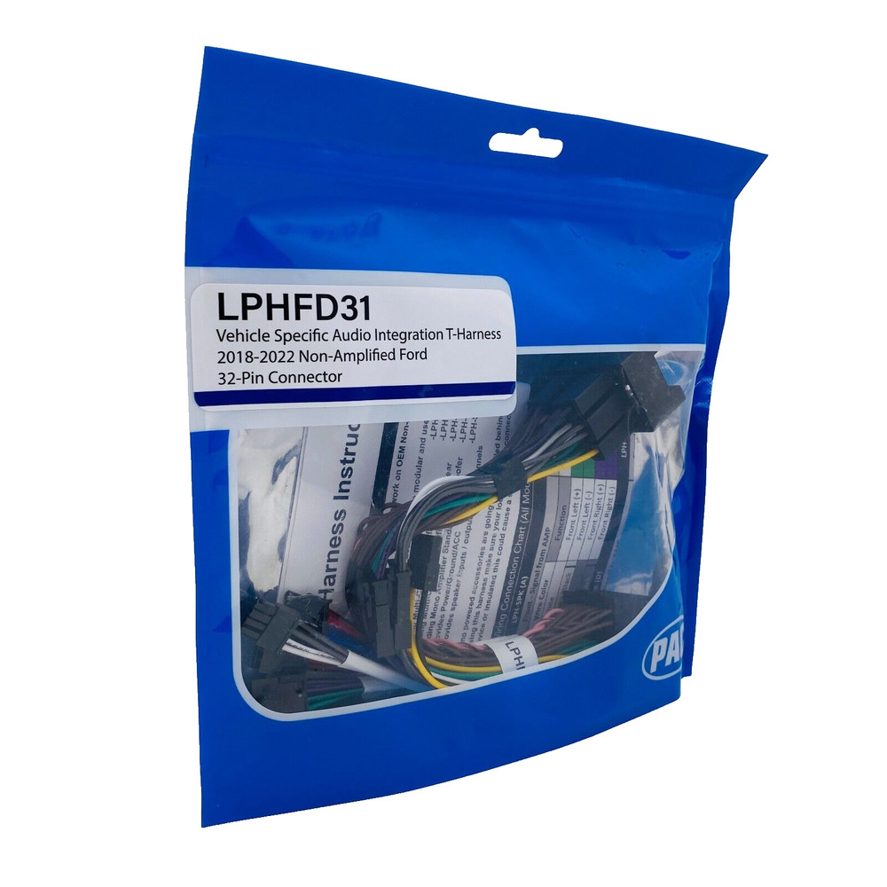 PAC Amplifier Integration Solution for 2018-2024 Non-Amp Ford LPHFD31+LPA-E.4