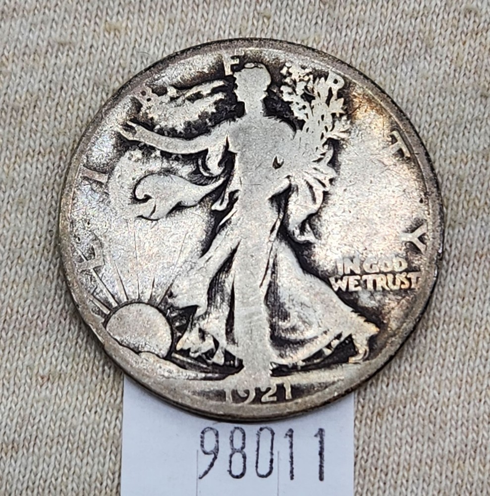 WPCoins ~ 1921-S Walking Liberty Half Dollar