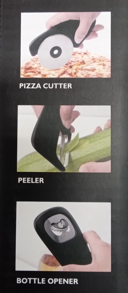6 Ps Kitchen Gadgets Set, Space-Saving Tool-Cheese Grater, Bottle Opener, Peeler