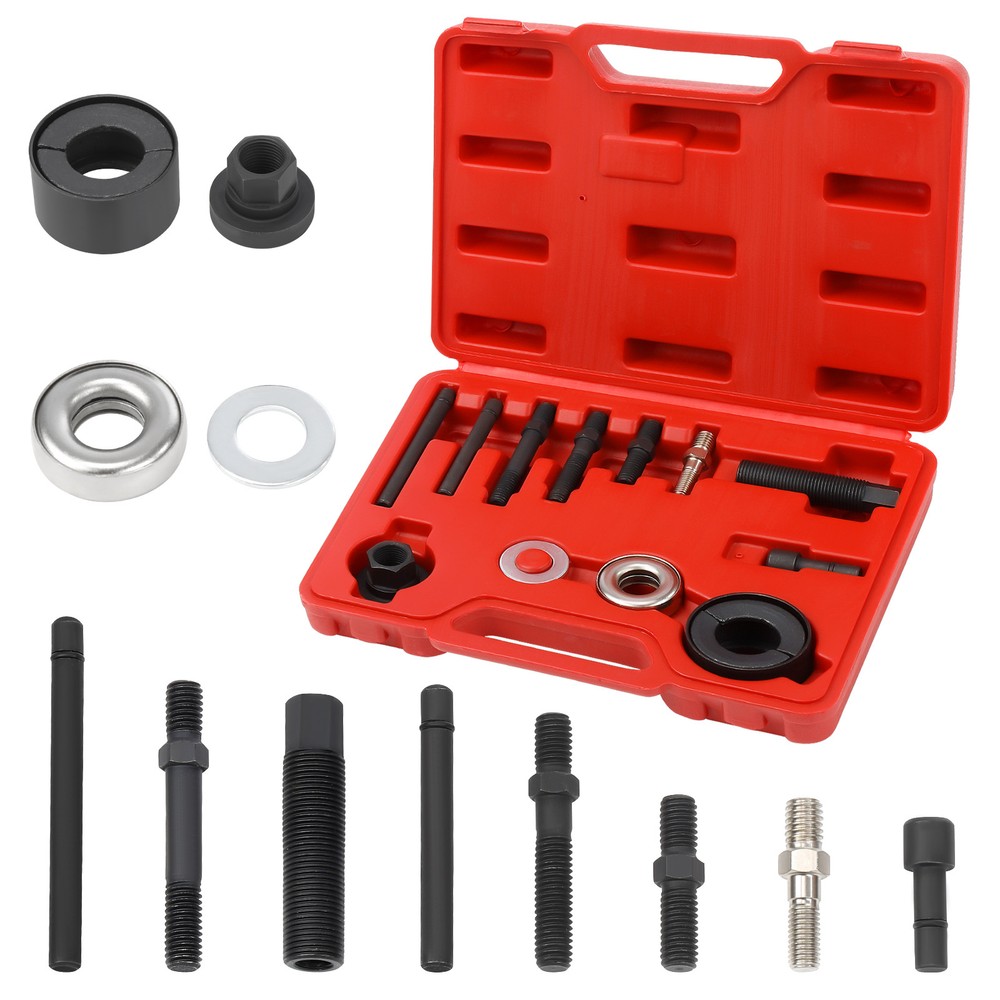 Pulley Puller and Installer Power Steering Pump Remover Alternator - 13 PCS Kits
