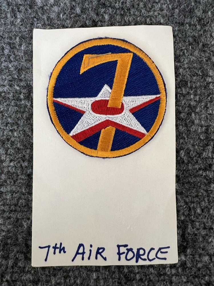 7th Air Force Patch Cloth USAF Military Memorabilia