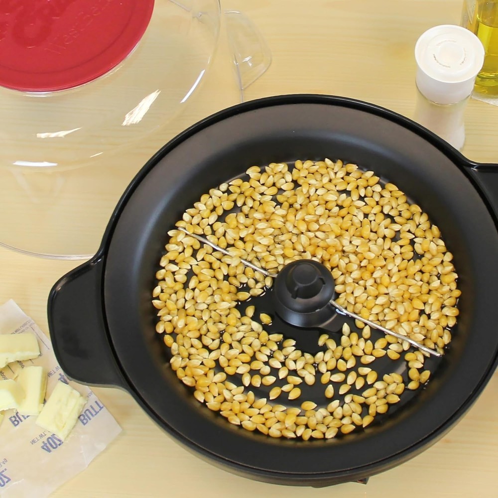 Countertop Popcorn Machine, Heat-Resistant Handles