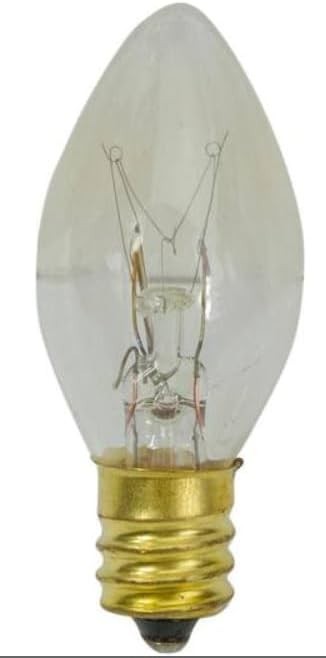 50 Pieces C-7 Light Bulbs Replacement Lighting Clear - C7 E12