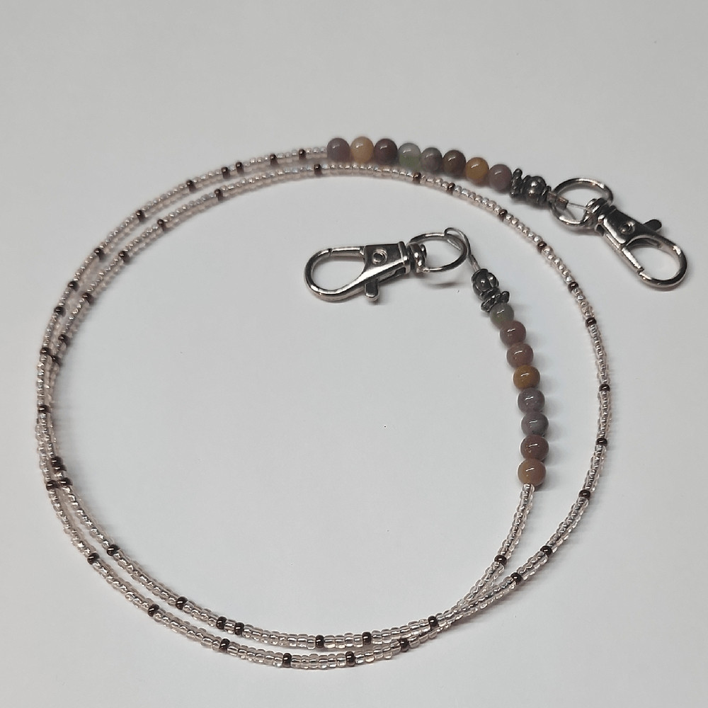 Beaded Eyeglass Chain with Lobster Clasps
