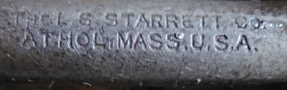 🗽 VINTAGE L S.STARRETT 4"OD CALIPER